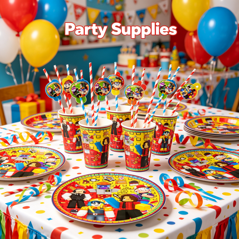 Gaming Accessories Roblox - Roblox Game Theme Birthday Party Decoration