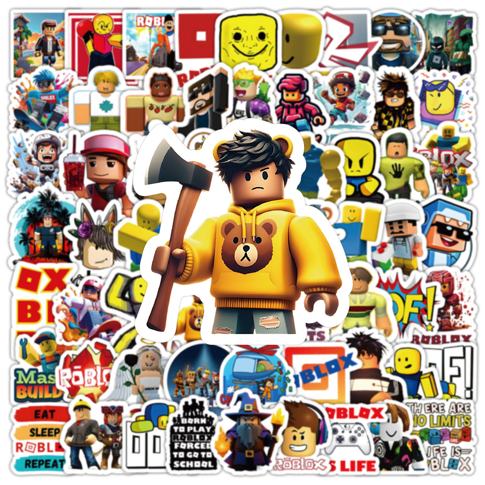 Gaming Accessories Roblox - 100 Pcs Roblox Stickers Cartoon Game