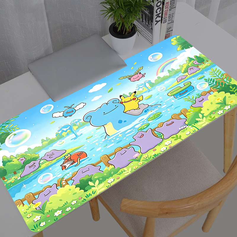 Gaming Accessories Keyboards - Mouse Pad Pokemon Pikachu Anime Durable