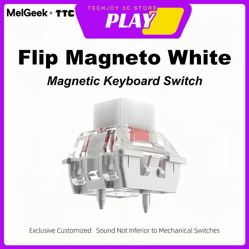 Gaming Accessories White - MelGeek x TTC Flip Magneto White