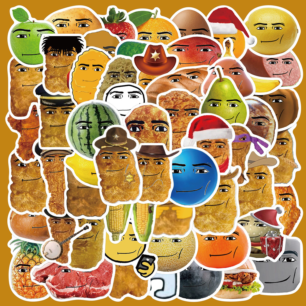 Gaming Accessories Roblox - 58pcs Robloxs Face-Winning Smile-Chicken Nugget Meme