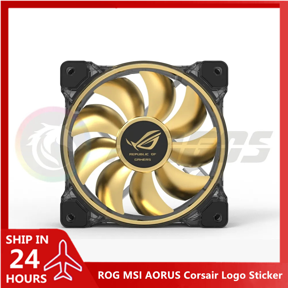 Gaming Accessories Decor - PC Gamer Cabinet Fan Logo Sticker