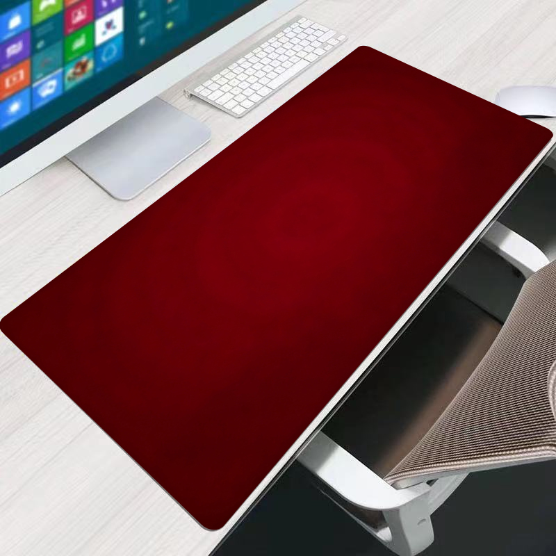 Gaming Accessories Keyboards - Red Mouse Pad Office Extended Desk