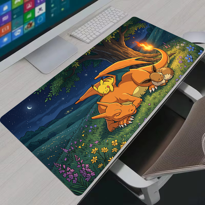 Gaming Accessories Keyboards - Mouse Pad Anime PC Gamer Cabinet