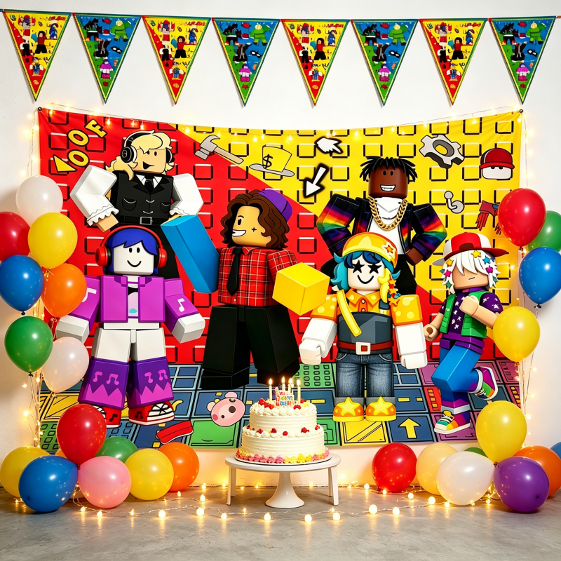 Roblox Game Theme Birthday Par - Gaming Accessories Roblox 评论和价格
