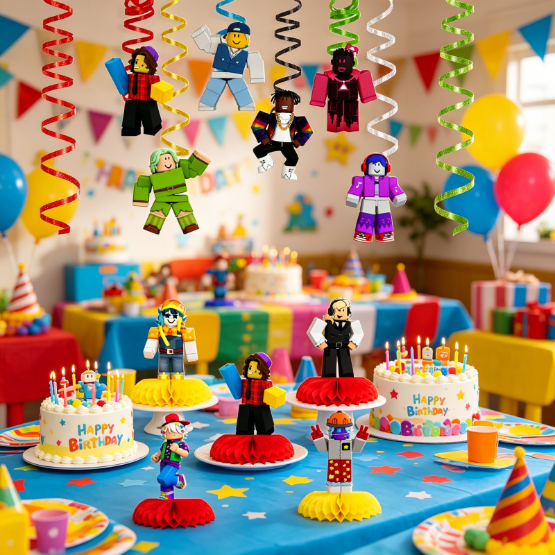 Roblox Game Theme Birthday Par - Gaming Accessories Roblox 评论和价格