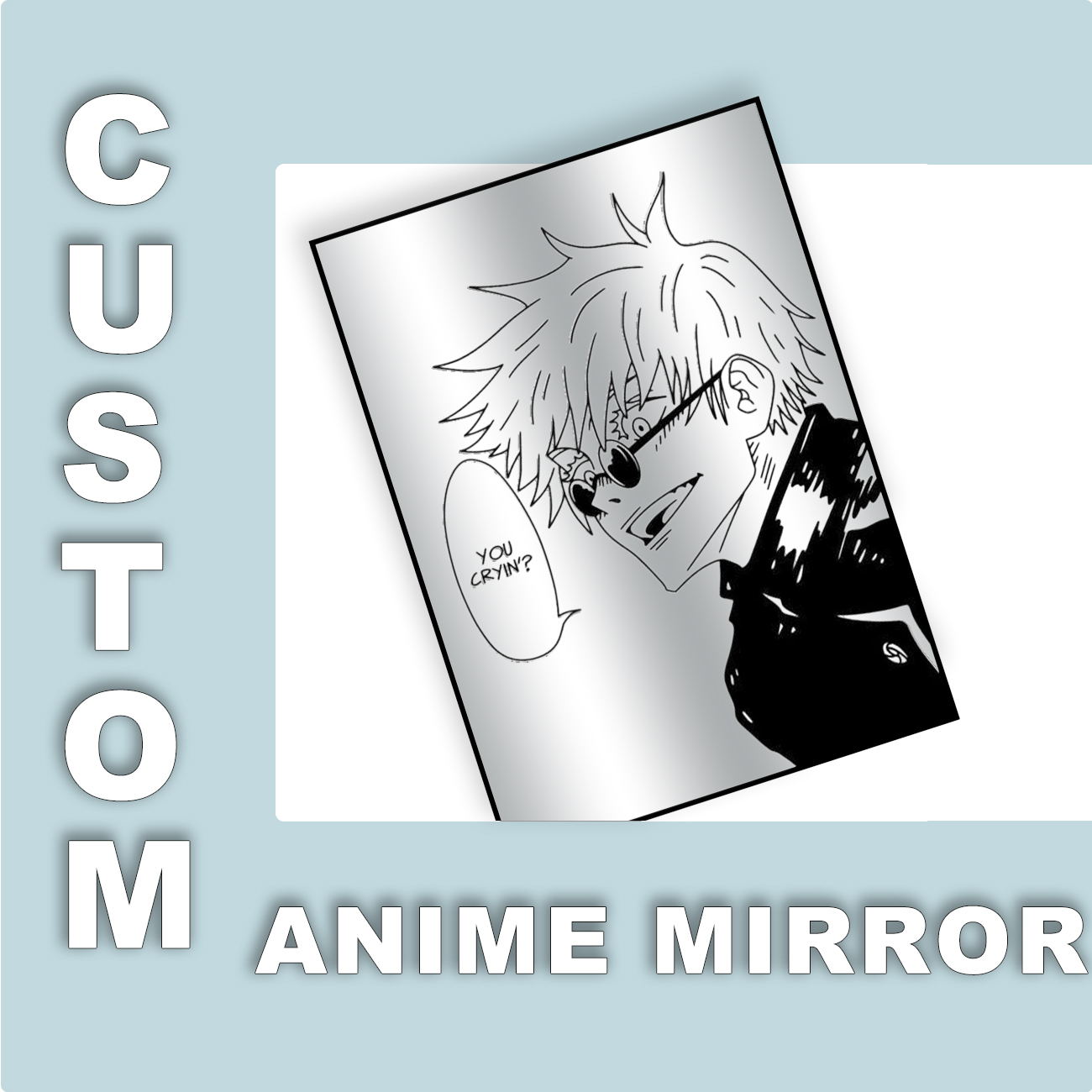 Custom Design Anime Mirror Vin - Gaming Accessories Decor 评论和价格