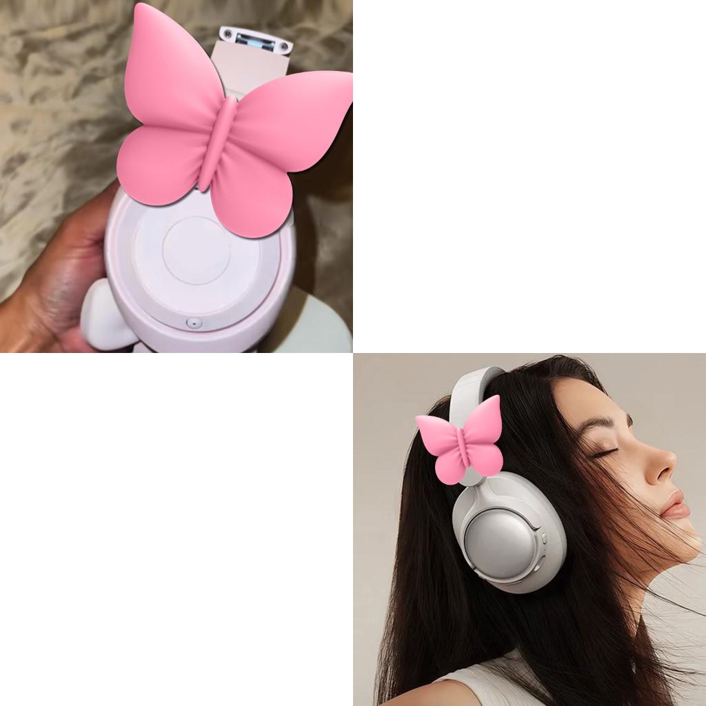 2Pcs Silicone Bowknot Earbuds  - Gaming Accessories Decor 评论和价格