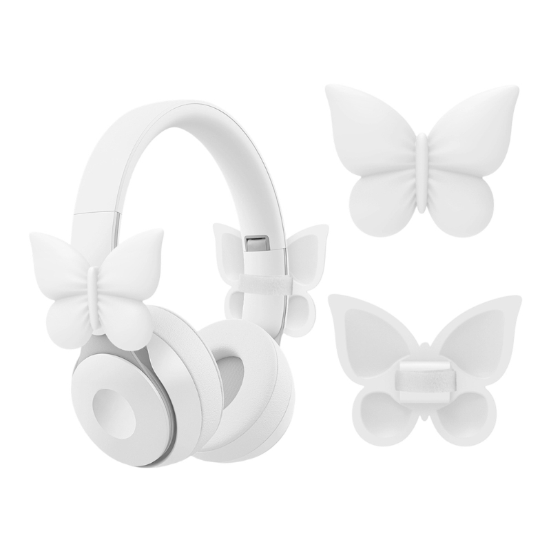 2Pcs Silicone Bowknot Earbuds  - Gaming Accessories Decor 评论和价格