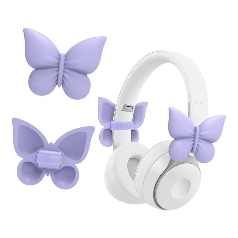 2Pcs Silicone Bowknot Earbuds  - Gaming Accessories Decor 评论和价格