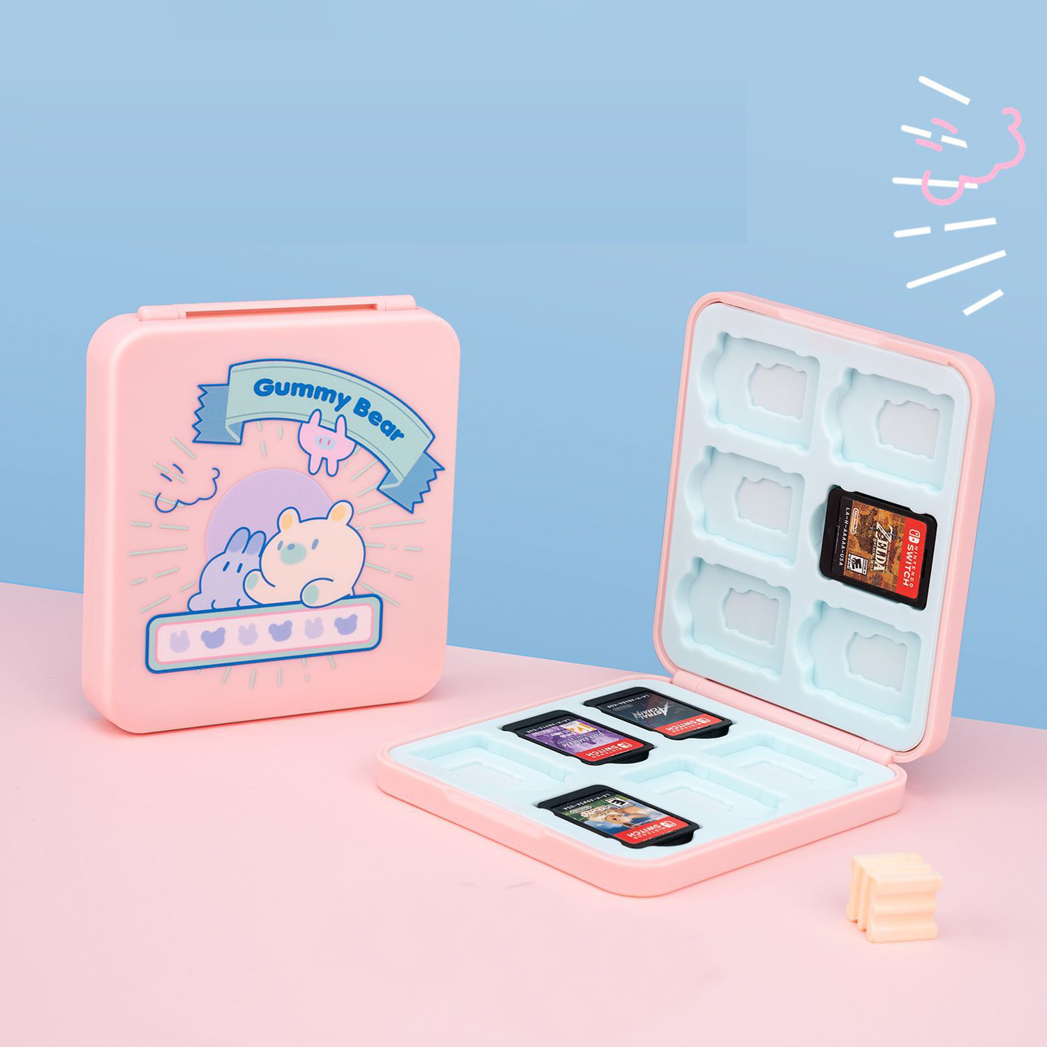 Hard Shell Game Cards Storage  - Gaming Accessories Box 评论和价格