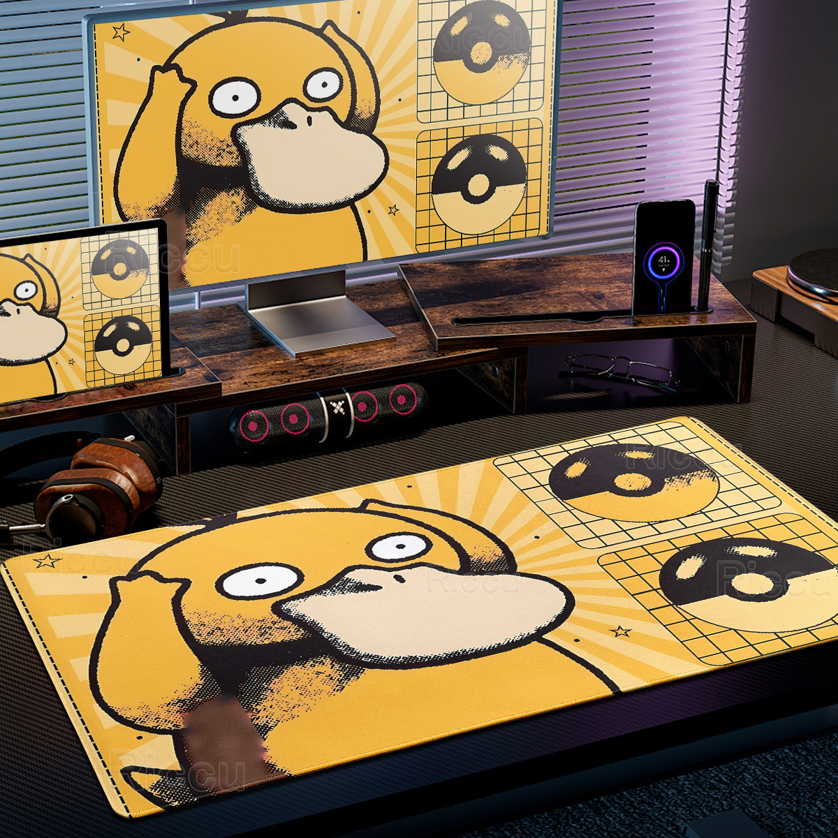 Cartoon Pokémon Mouse Pad Non- - Gaming Accessories Pc Setup 评论和价格