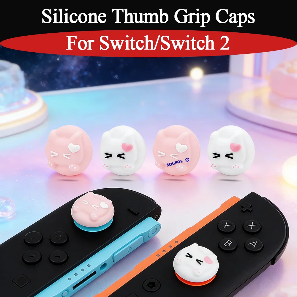 Anti-Slip 4 PCS Cute Analog St - Gaming Controllers Xbox Accessories 评论和价格