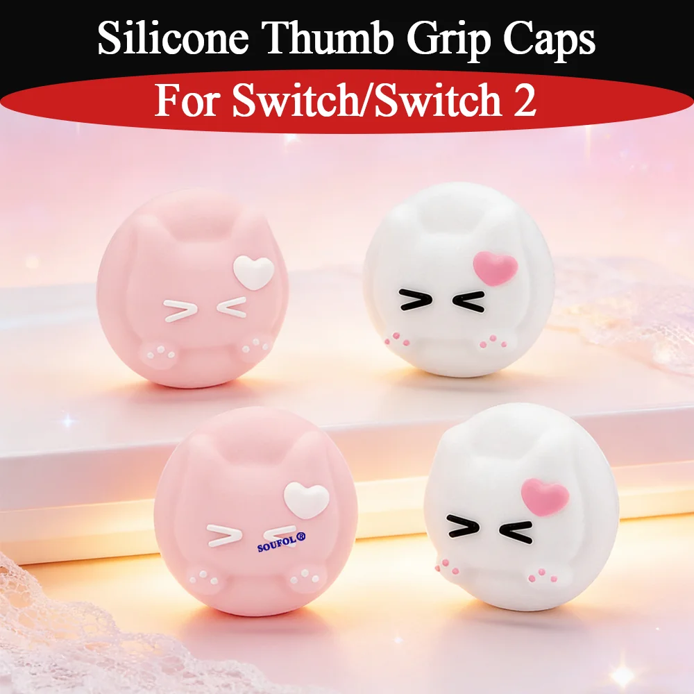 Anti-Slip 4 PCS Cute Analog St - Gaming Controllers Xbox Accessories 评论和价格