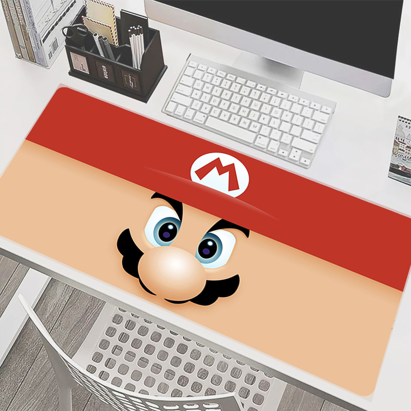 90x40cm Mouse Pad M-Mario Anim - Gaming Accessories White 评论和价格