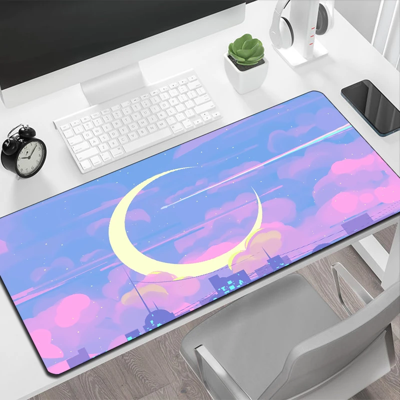 Pc Mouse Pad Gaming Pink Moon  - Gaming Accessories Pc Setup 评论和价格