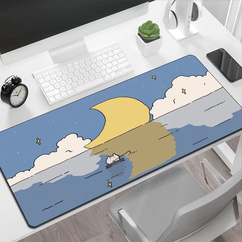 Pc Mouse Pad Gaming Pink Moon  - Gaming Accessories Pc Setup 评论和价格