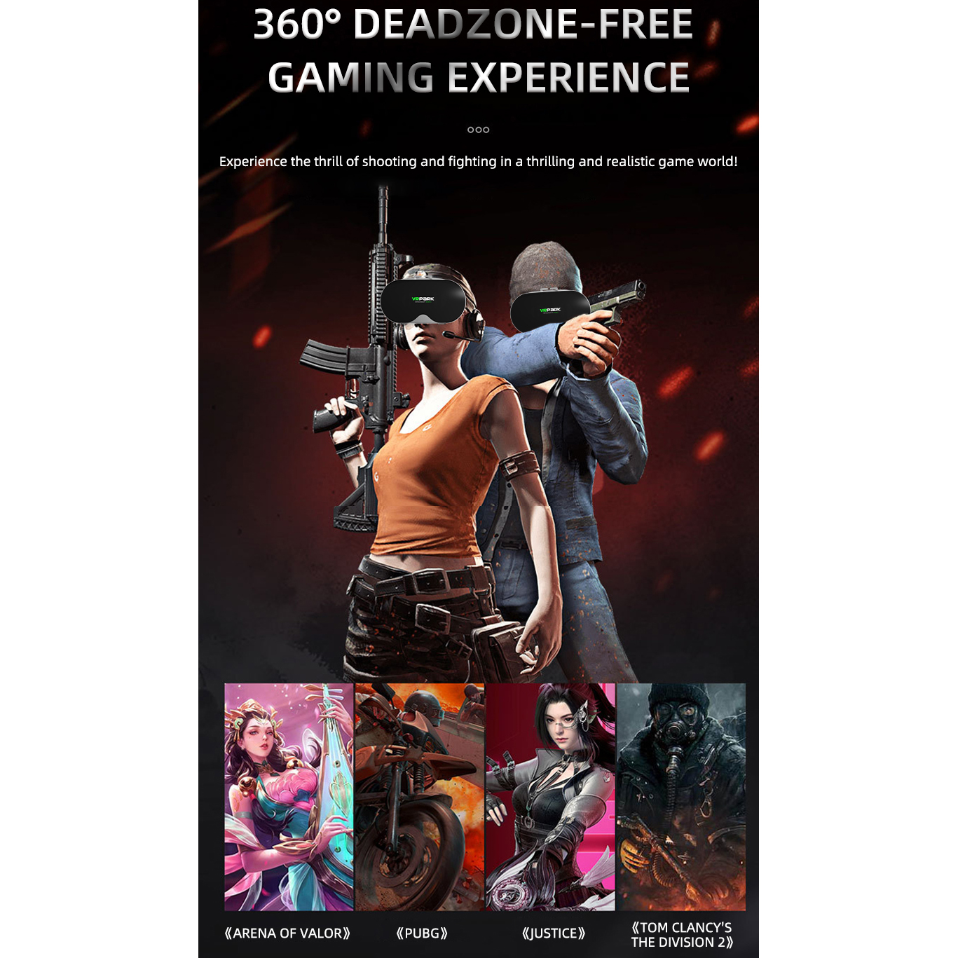 Virtual Reality 3D VR Glasses  - Gaming Accessories 10 Year Old 评论和价格