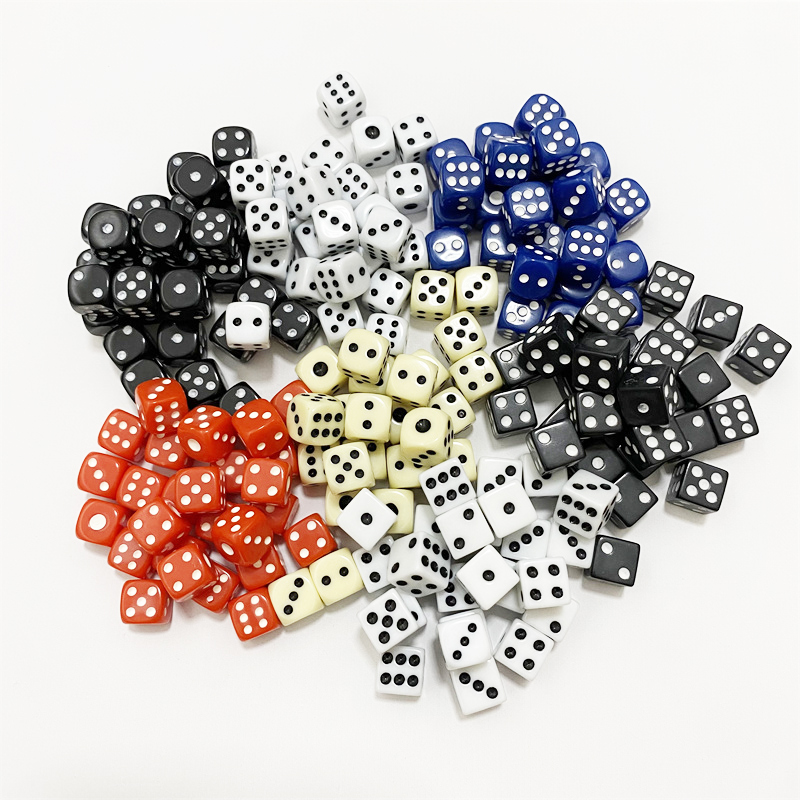 50 Piece 10mm Acrylic Square P - Gaming Accessories White 评论和价格