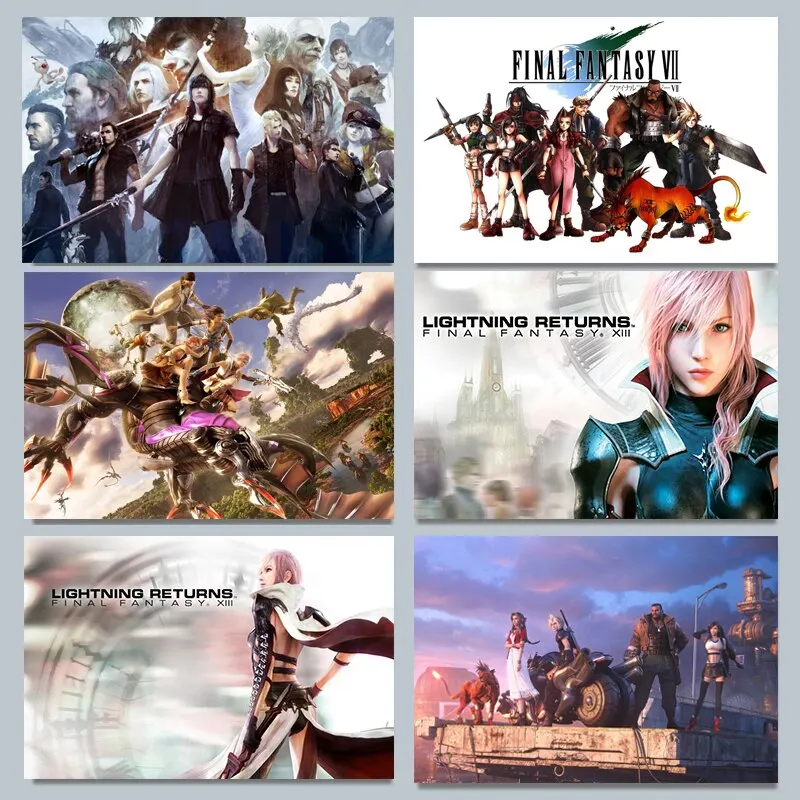 Final Fantasy VII Vaporwave Ca - Gaming Accessories Decor 评论和价格