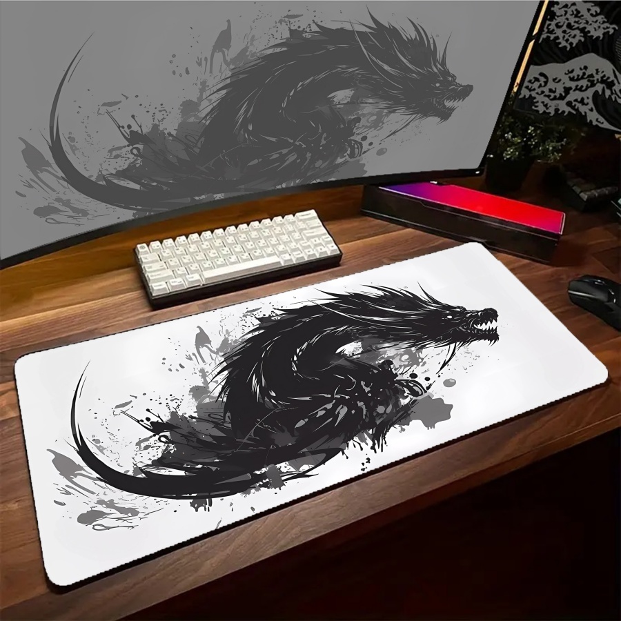 Mousepad Large Kawaii Dragon M - Gaming Accessories Pc Setup 评论和价格