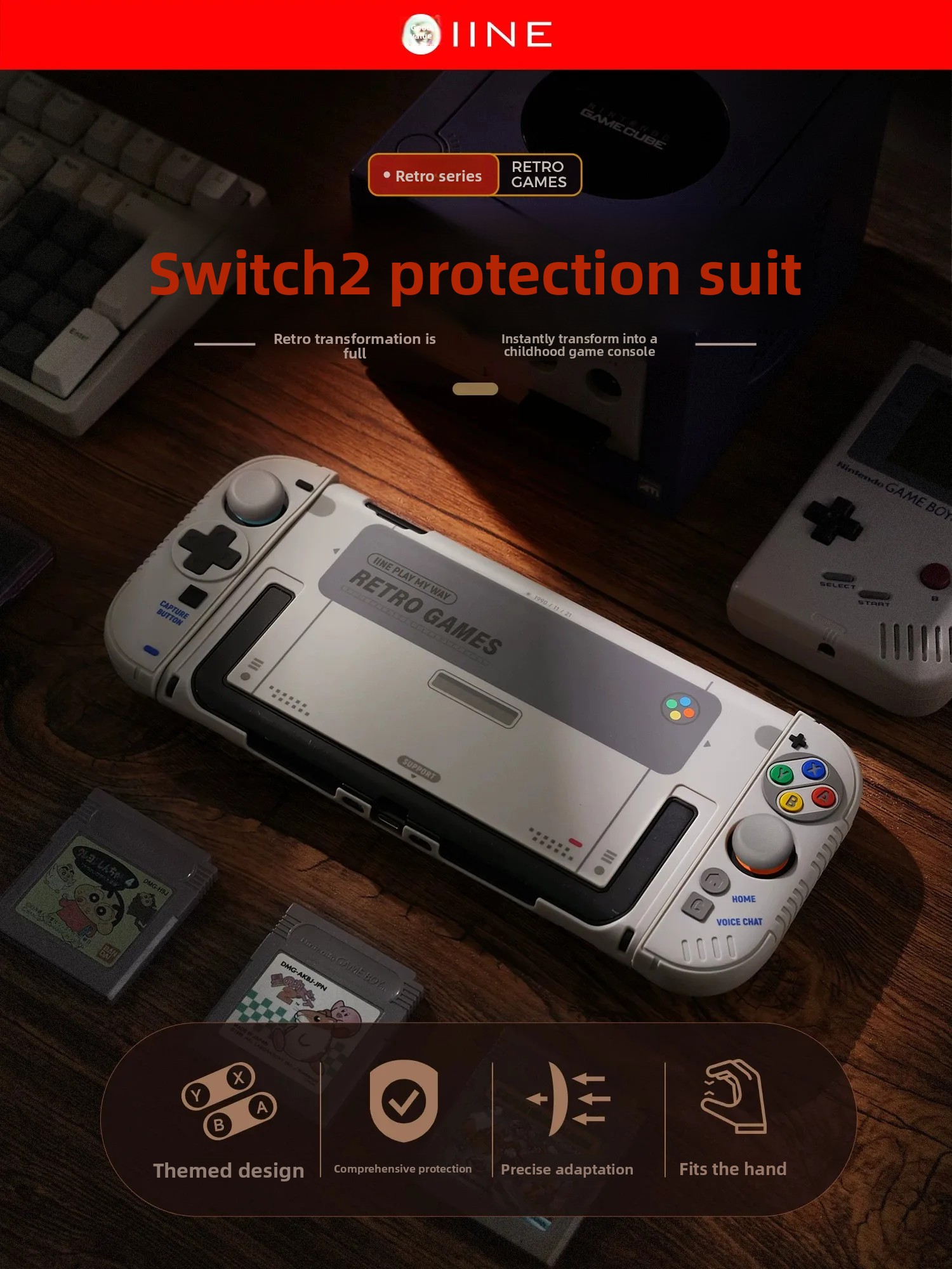 IINE Protective Suits Hard She - Gaming Accessories Nintendo 评论和价格