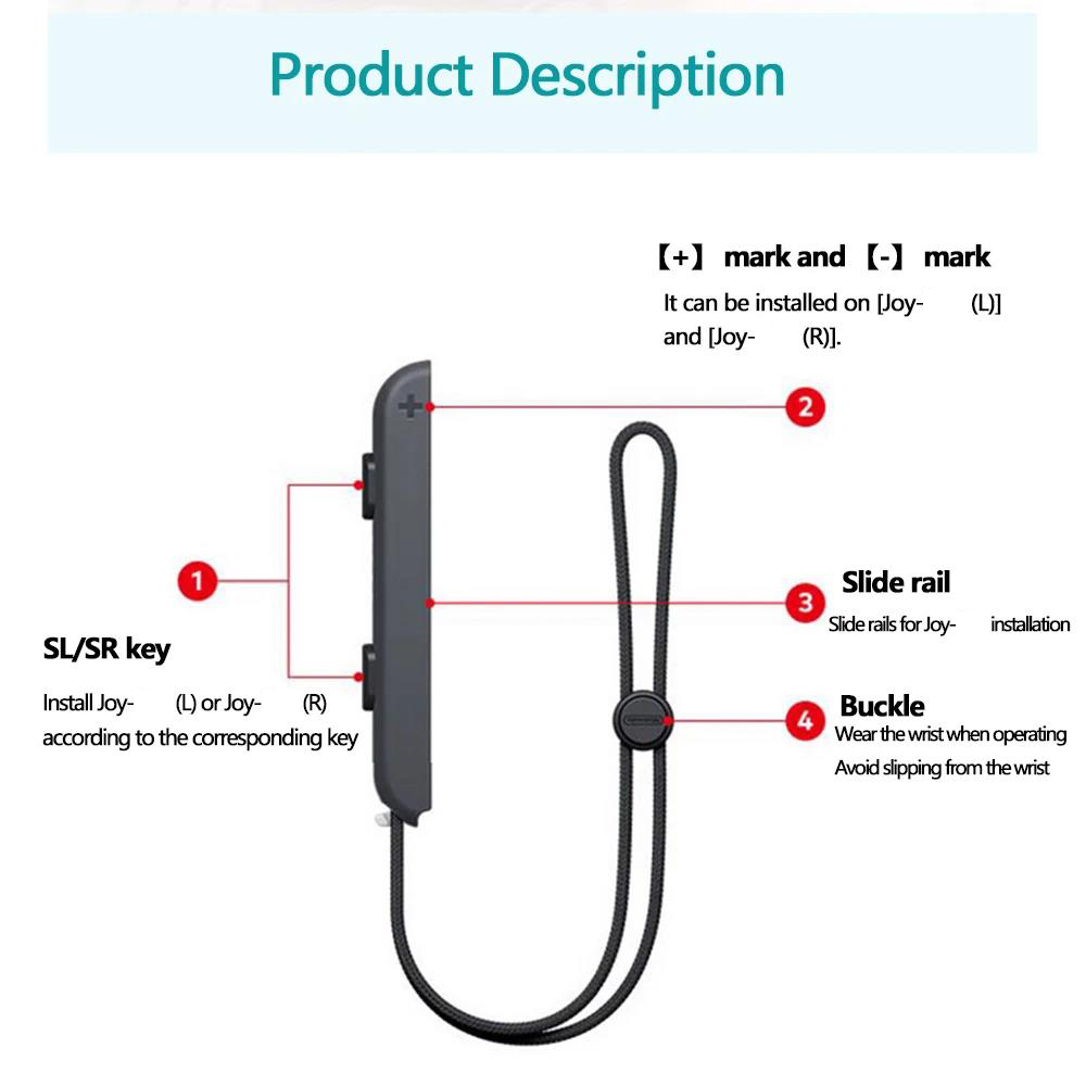 1 Pair Wrist Straps For Ninten - Gaming Accessories Nintendo 评论和价格