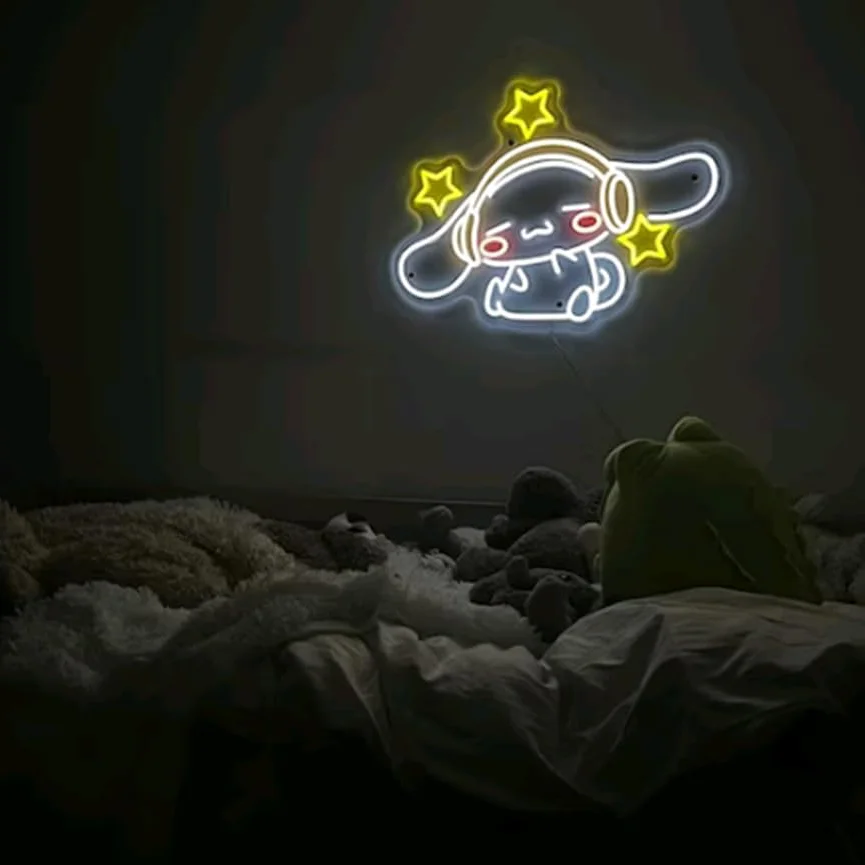 Cinnamoroll Headphones Neon Si - Gaming Accessories Decor 评论和价格