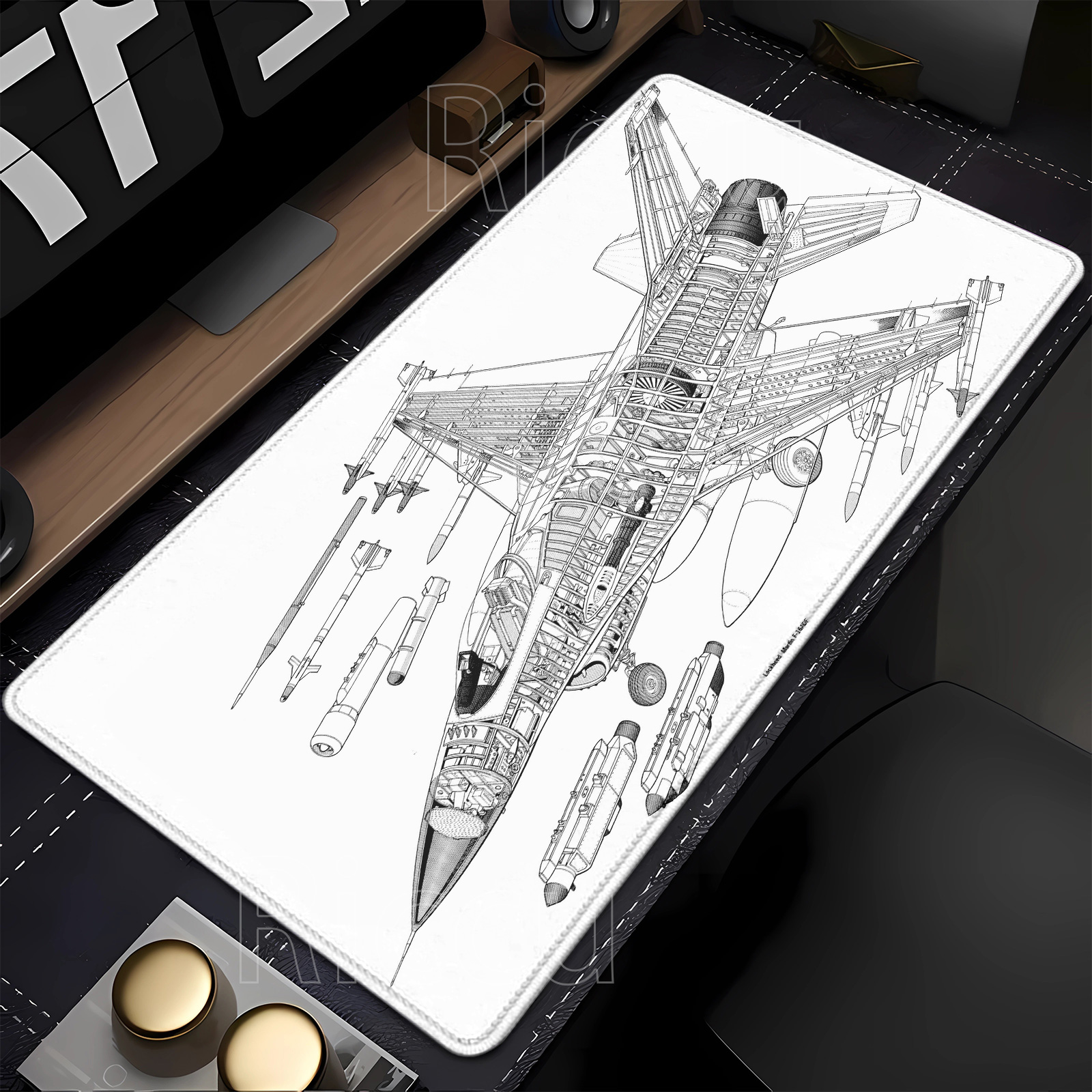 Airplane Drawing Black And Whi - Gaming Accessories White 评论和价格