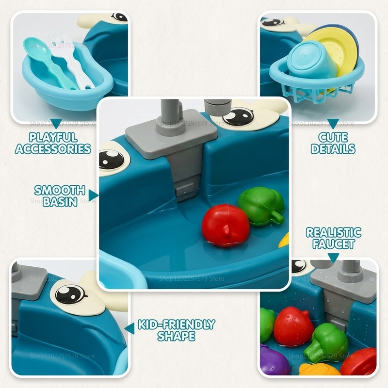 Children Play Kitchen Set with - Gaming Accessories 10 Year Old 评论和价格