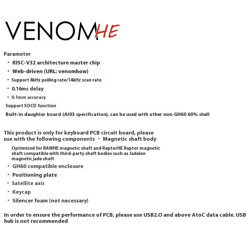 Geonworks Venom 60 HE Magnetic - Venom Gaming Accessories 评论和价格