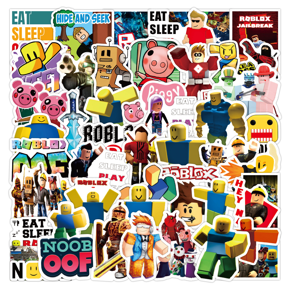 50 Pcs Roblox New Hot Stickers - Gaming Accessories Roblox 评论和价格