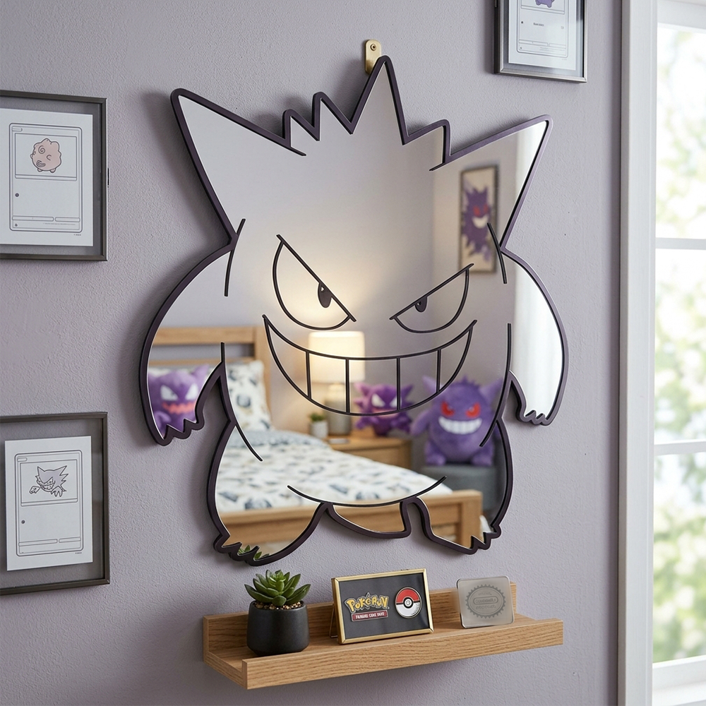 Cartoon Cute Gengar Pokemon Wa - Gaming Accessories Decor 评论和价格
