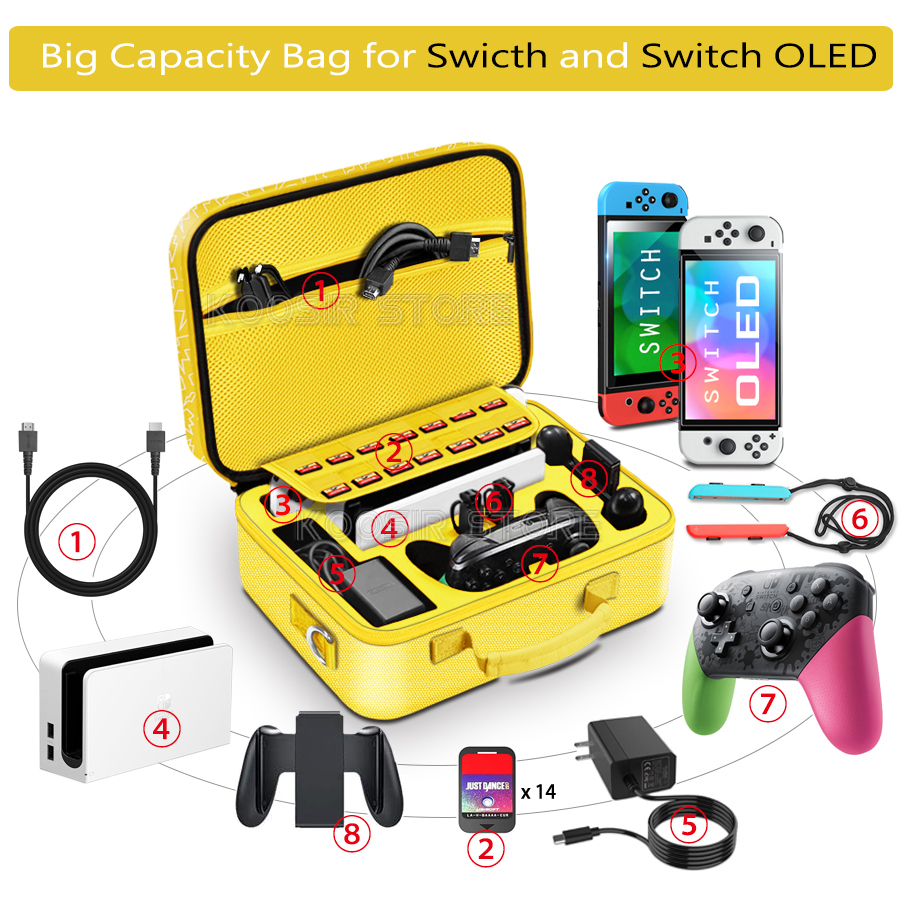 For Nintendo Switch OLED Acces - Gaming Accessories Box 评论和价格