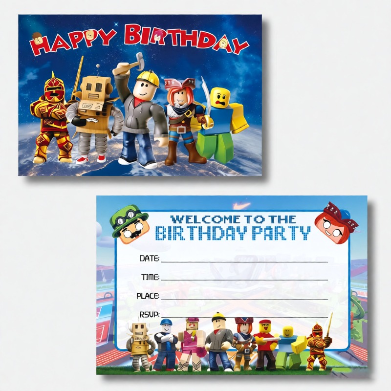 10pcs Roblox Invitation Cards  - Gaming Accessories Roblox 评论和价格