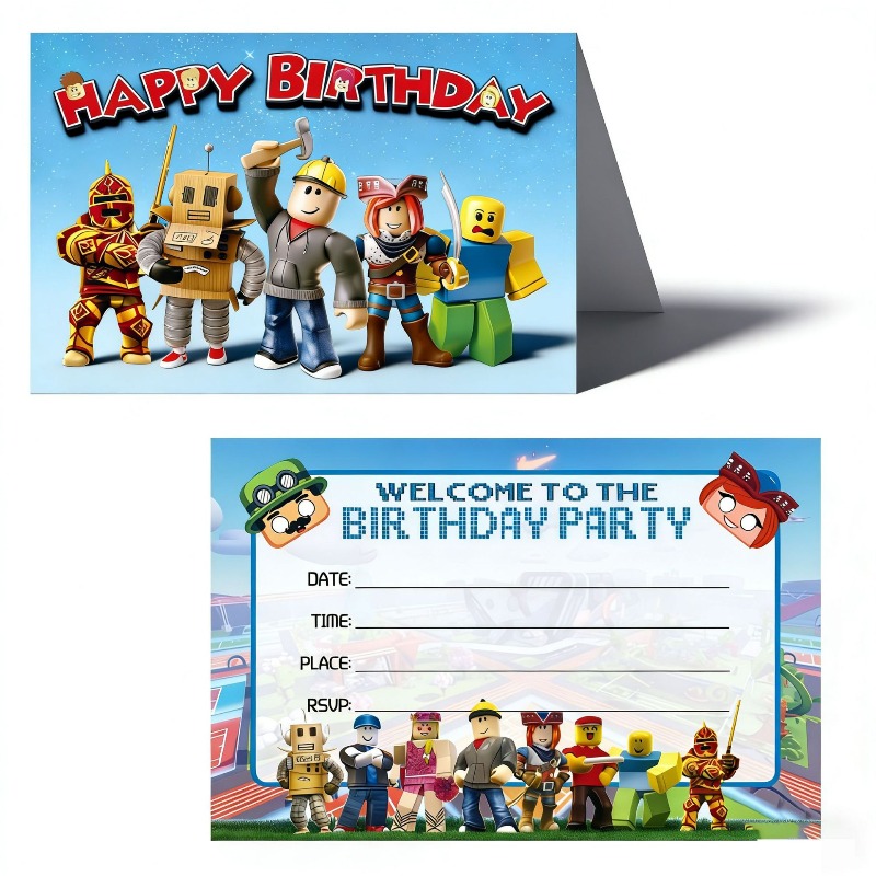 10pcs Roblox Invitation Cards  - Gaming Accessories Roblox 评论和价格