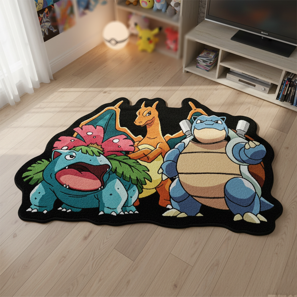 Pokemon Starter Trio Anime Are - Gaming Accessories Decor 评论和价格