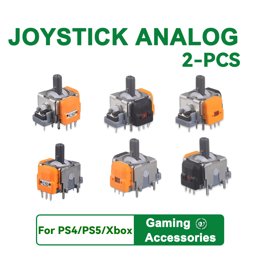 2-PCS Analogue Hall Effect Joy - Gaming Controllers Xbox Accessories 评论和价格